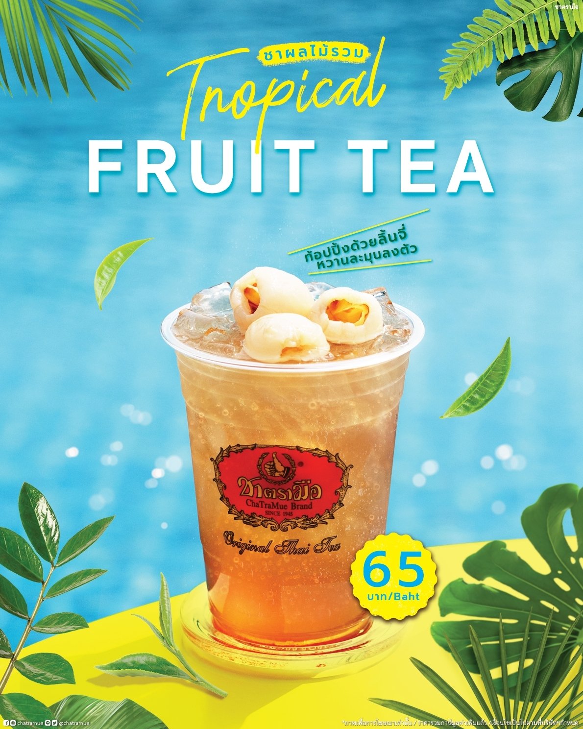 รายชื่อสาขาร่วมจำหน่ายเมนูพิเศษ Tropical Fruit Tea ชาผลไม้รวม